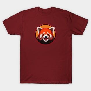 Red Panda Circle T-Shirt